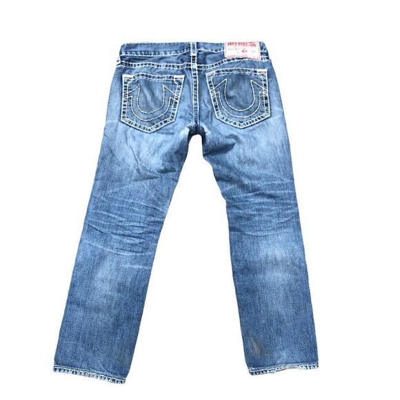 TRUE Religion Jeans Size 34 ROCCO SUPER T Blue - Picture 3 of 11